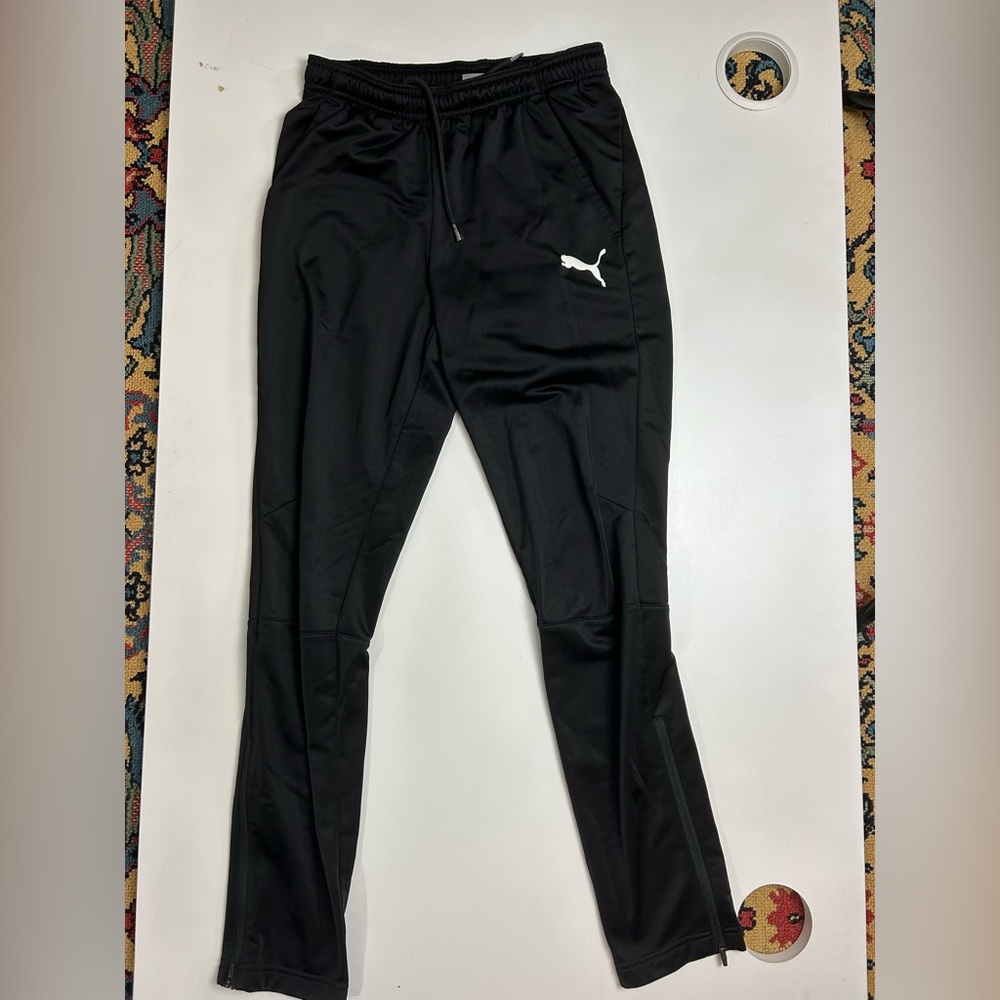 Puma Men’s Super Skinny Black Athletic Joggers